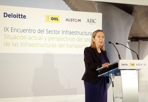 Ana Pastor, Ministra de Fomento Inversiones y Subvenciones Públicas 2015